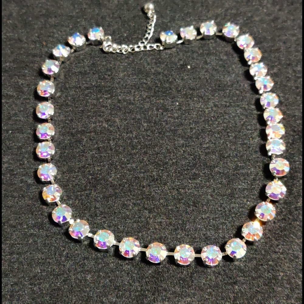 Crystal Aurore Boreale Glitz Necklace